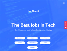 Tablet Screenshot of jobfluent.com